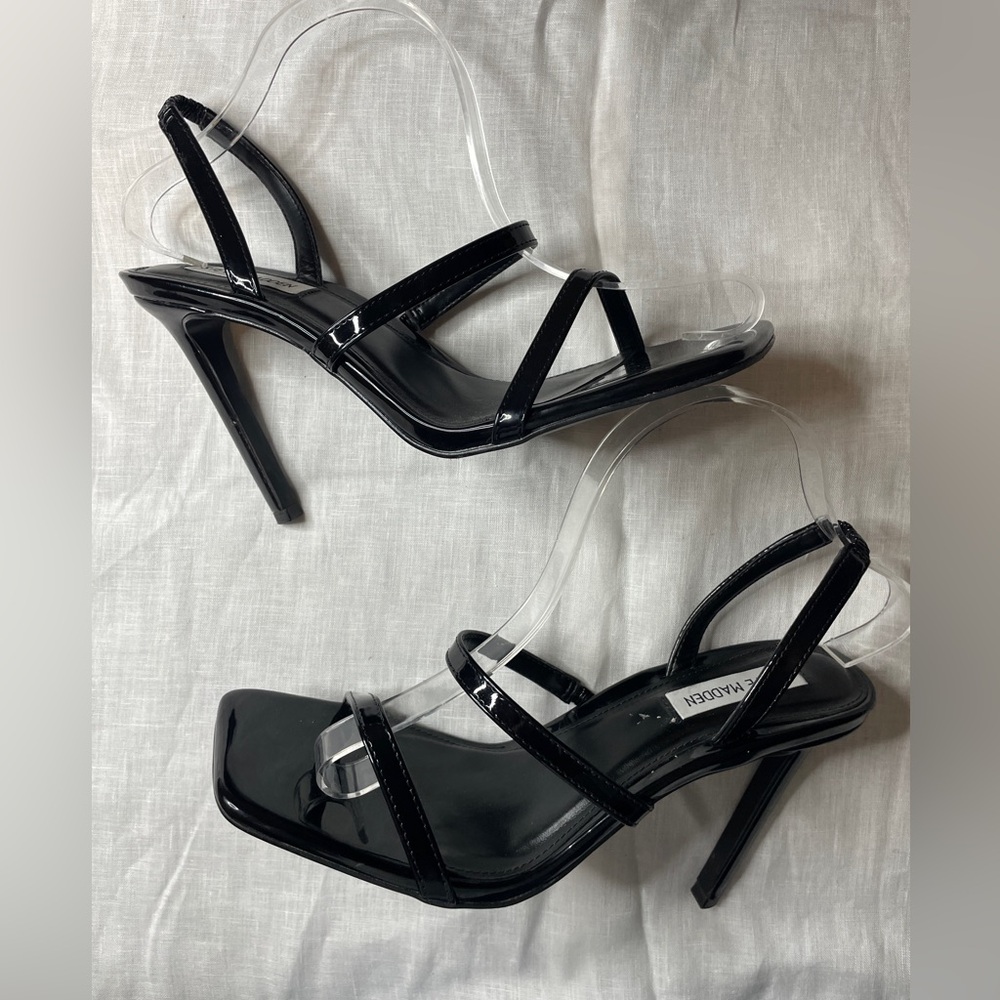 Steve Madden Gracey Black Stiletto Heels Sz 9.5